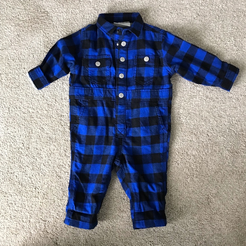 Flannel One piece 6-12 months - Picture 1 of 4